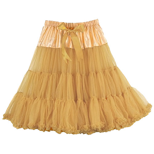 Gold super-soft rock 'n' roll rockabilly petticoat Gold super-soft rock 'n' roll rockabilly petticoat