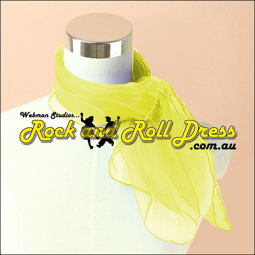 Yellow 50s rock and roll scarf Yellow 50s rock and roll scarf