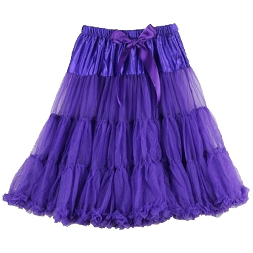 Purple super-soft rock 'n' roll rockabilly petticoat Purple super-soft rock 'n' roll rockabilly petticoat