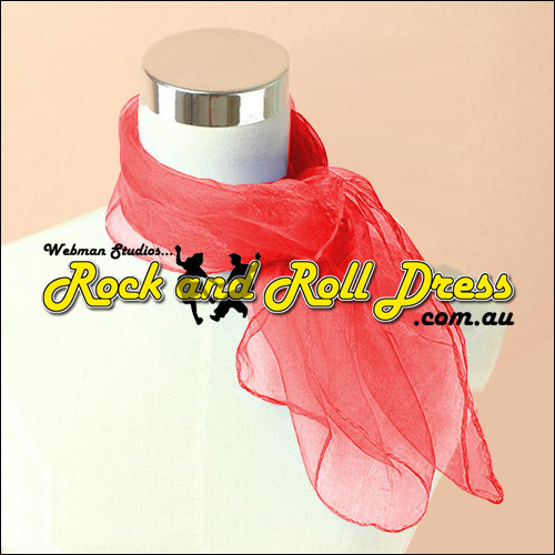 Red 50s rock and roll scarf Red 50s rock and roll scarf
