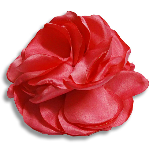 Crimson rose silk flower hair clip Crimson rose silk flower hair clip