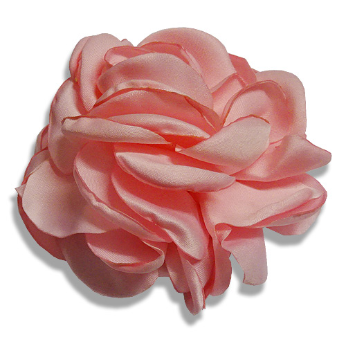 Pink rose silk flower hair clip Pink rose silk flower hair clip
