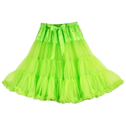 Lime super-soft rock 'n' roll rockabilly petticoat Lime super-soft rock 'n' roll rockabilly petticoat