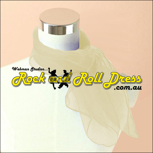 Ivory 50s rock and roll scarf Ivory 50s rock and roll scarf