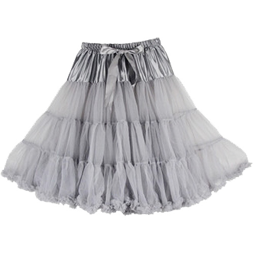 Silver super-soft rock 'n' roll rockabilly petticoat Silver super-soft rock 'n' roll rockabilly petticoat