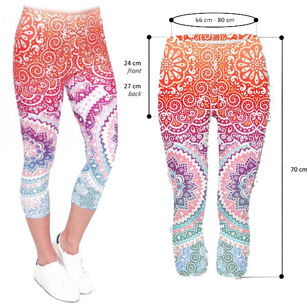 Zahora mandala leggings capri Zahora mandala leggings capri