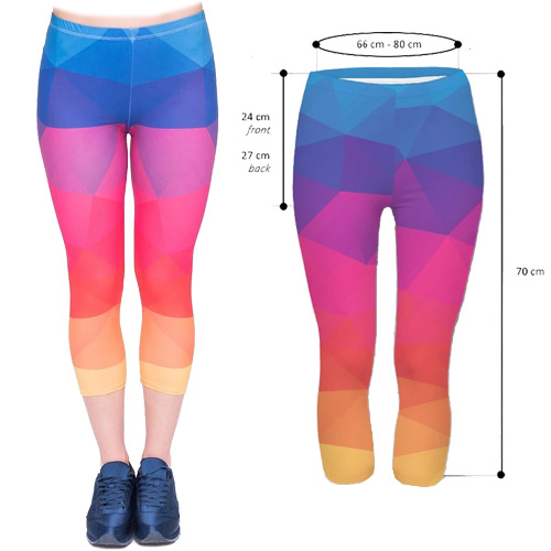 Zahora rainbow leggings capri Zahora rainbow leggings capri