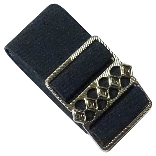 Grey elastic cinch belt 50mm wide fits up to 130cm waist Grey elastic cinch belt 50mm wide fits up to 130cm waist