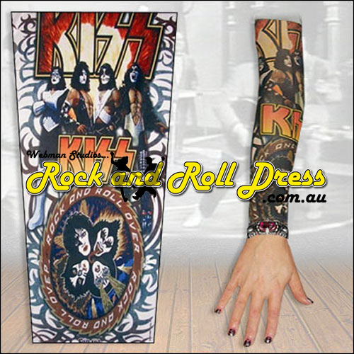 KISS rock and roll tattoo sleeve KISS rock and roll tattoo sleeve