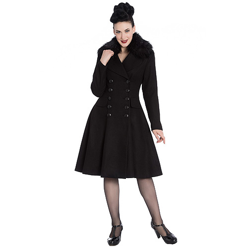 Milan full length button-up coat Navy Milan full length button-up coat Navy