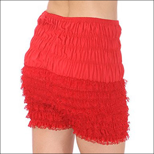 Red frilly dance shorts aka Witches Britches or Pettipants Red frilly dance shorts aka Witches Britches or Pettipants