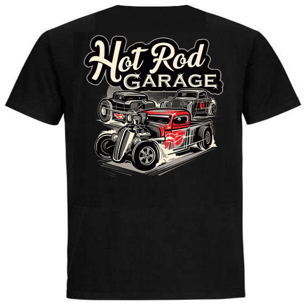 Rocket 88 Hot Rod Garage T-Shirt XS-4XL Rocket 88 Hot Rod Garage T-Shirt XS-4XL