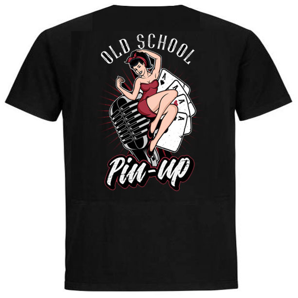 Rocket 88 Old School Pin-Up T-Shirt XS-4XL Rocket 88 Old School Pin-Up T-Shirt XS-4XL