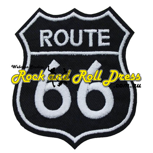 Route 66 patch black Route 66 patch black