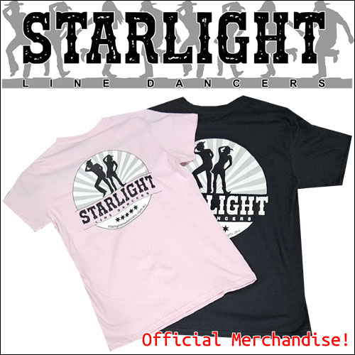 Baby Pink Starlight Line Dancers t-shirts in sizes S-4XL Baby Pink Starlight Line Dancers t-shirts in sizes S-4XL
